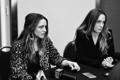 Jacqueline Byers and Kerry Condon