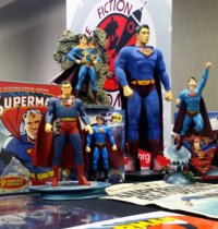 Superman display at the Science Fiction Coalition booth