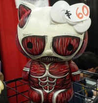 Attack on Titan Hello Kitty by @psykotik_art on instagram