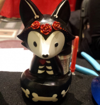 Dia de los Muertos fox by @rawrztoys on instagram