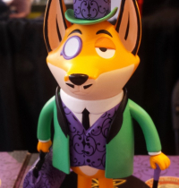 Fox mascot @thetrickstore on instagram