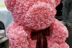 Pink Rose Bear (felt)