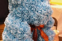 Blue Rose Bear (felt)