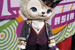 Morris the Cat with Antlers by Kaori Hinata
