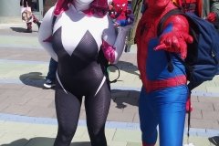 Spider Gwen and Spider-Man