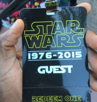 Secret Star Wars Concert Badge