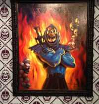 Skeletor Painting