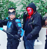 Batgirl, Nightwing, Red Hood and Red Robin