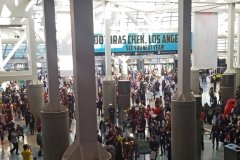 Inside the convention center