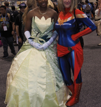 Tiana and Captain Marvel