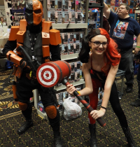 Deathstroke and Harley