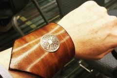 Leather bracer