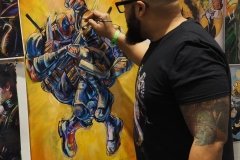 artist at work