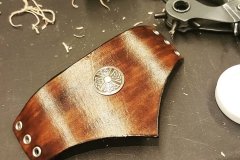 Leather bracer