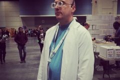 Professor Farnsworth and Brain Slug