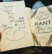 Signed by Chuck Palahniuk