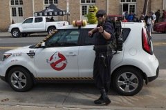 Ecto-1 and Ghostbuster