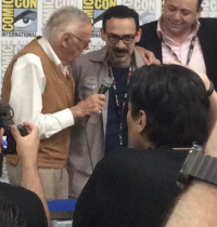 Humberto Humberto Ramos gets a surprise visit from Stan Lee