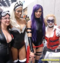 Catwoman, Storm, Psylocke, Harley Quinn