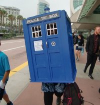 The TARDIS is on the move!