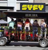 Syfy Pedal Trivia Trolley