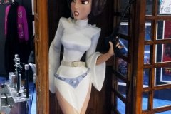 Leia figure at Carrie Fisher Collection