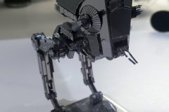 AT-ST metal model at Star Wars Booth