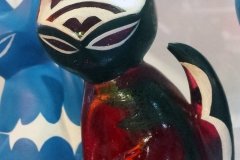 Resin Cat at the Emily the Strange Booth
