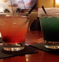 Iron Man and Black Panther drinks at Grand Hyatt