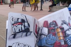 Marcelo Matere Transformers sketchbook