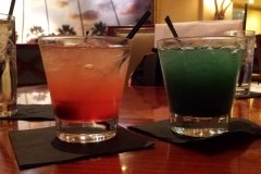 Iron Man and Black Panther drinks at Grand Hyatt