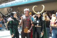 Hela, Thor and Loki