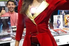 Tony Stark and photobomb
