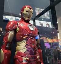Iron Man at the Marvel booth