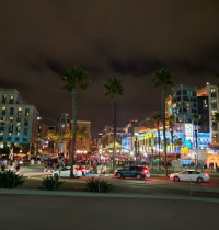 Gaslamp at Night