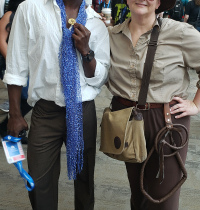 Marion and Indy cosplay by Ahmed Odero  and Jada Scarbrough