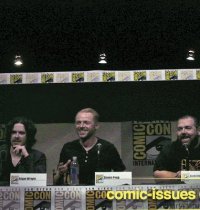 Edgar Wright, Simon Pegg, and Nick Frost
