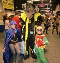 Scarecrow, Li\'l Raven, and Li\'l Robin