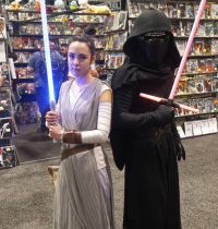 Rey and Kylo Ren