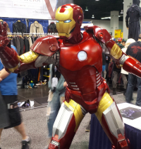 Iron Man Statue on the floor