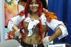 Pirate at the Crucidel booth