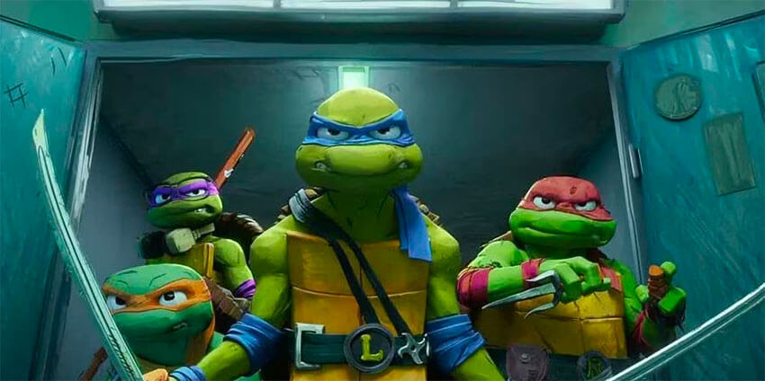 Teenage Mutant Ninja Turtles: Mutant Mayhem Faces Adult Short