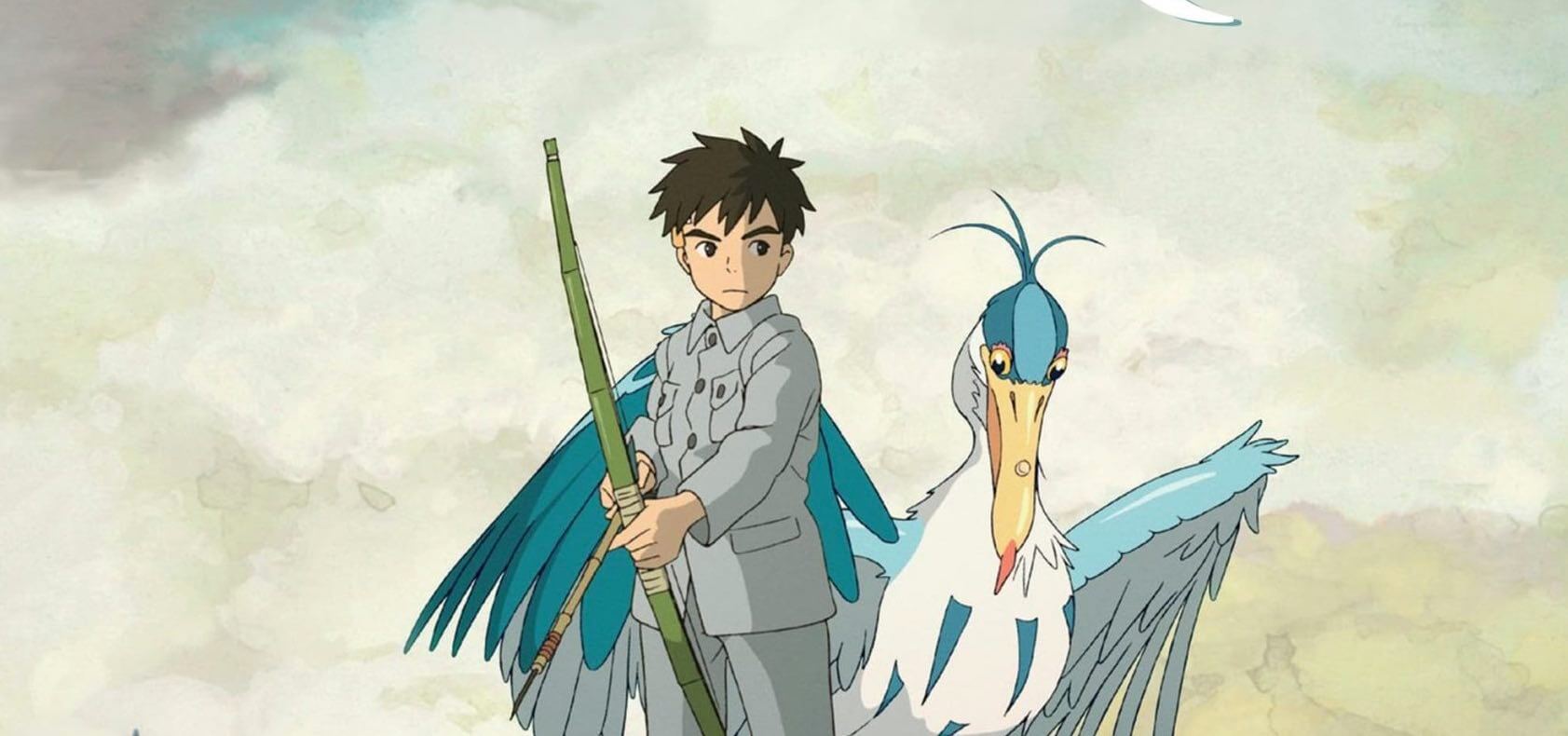 Directed by Hayao Miyazaki, The Boy and The Heron follows Mahito (Luca Pado...